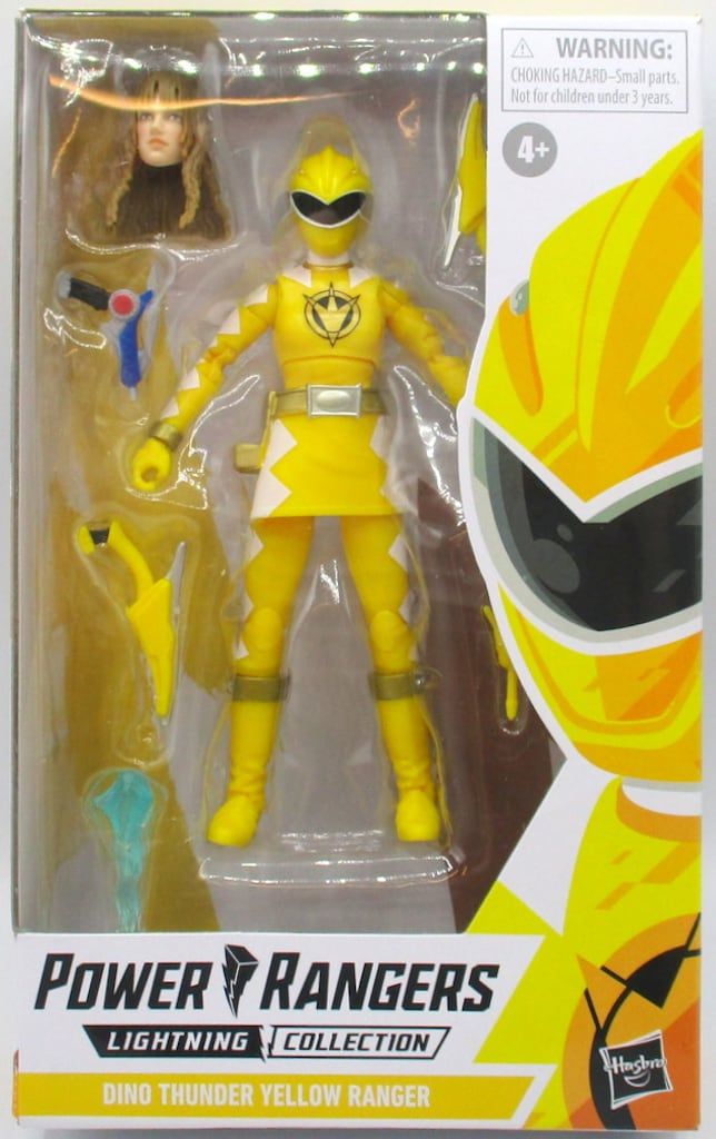 HASBRO LIGHTNING COLLECTION POWER RANGERS DINO THUNDER DINO THUNDER YELLOW RANGER