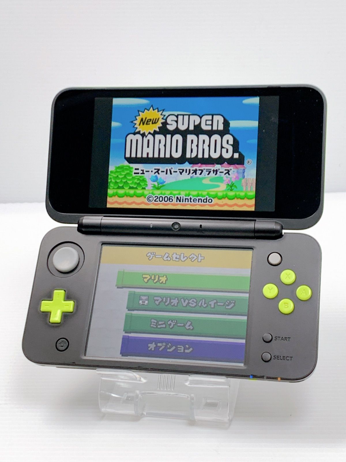 中古美品】Newニンテンドー3DS LL ライム×ブラック 値下げ中 中古美品 New