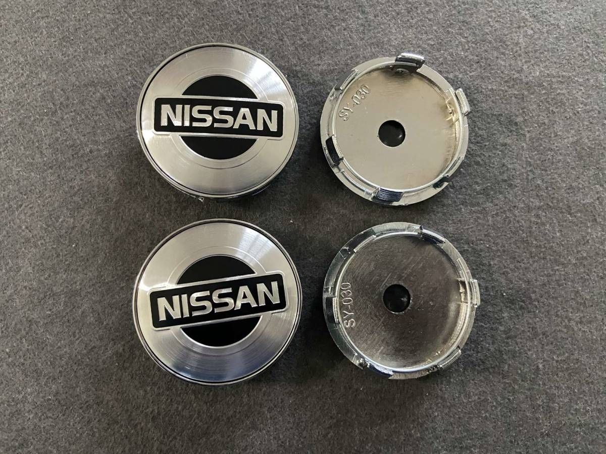 日産 NISSAN ホイールキャップ ホイール ハブキャップ センター キャップ保護 防塵 4個セット 外径60mm T229番 - メルカリ