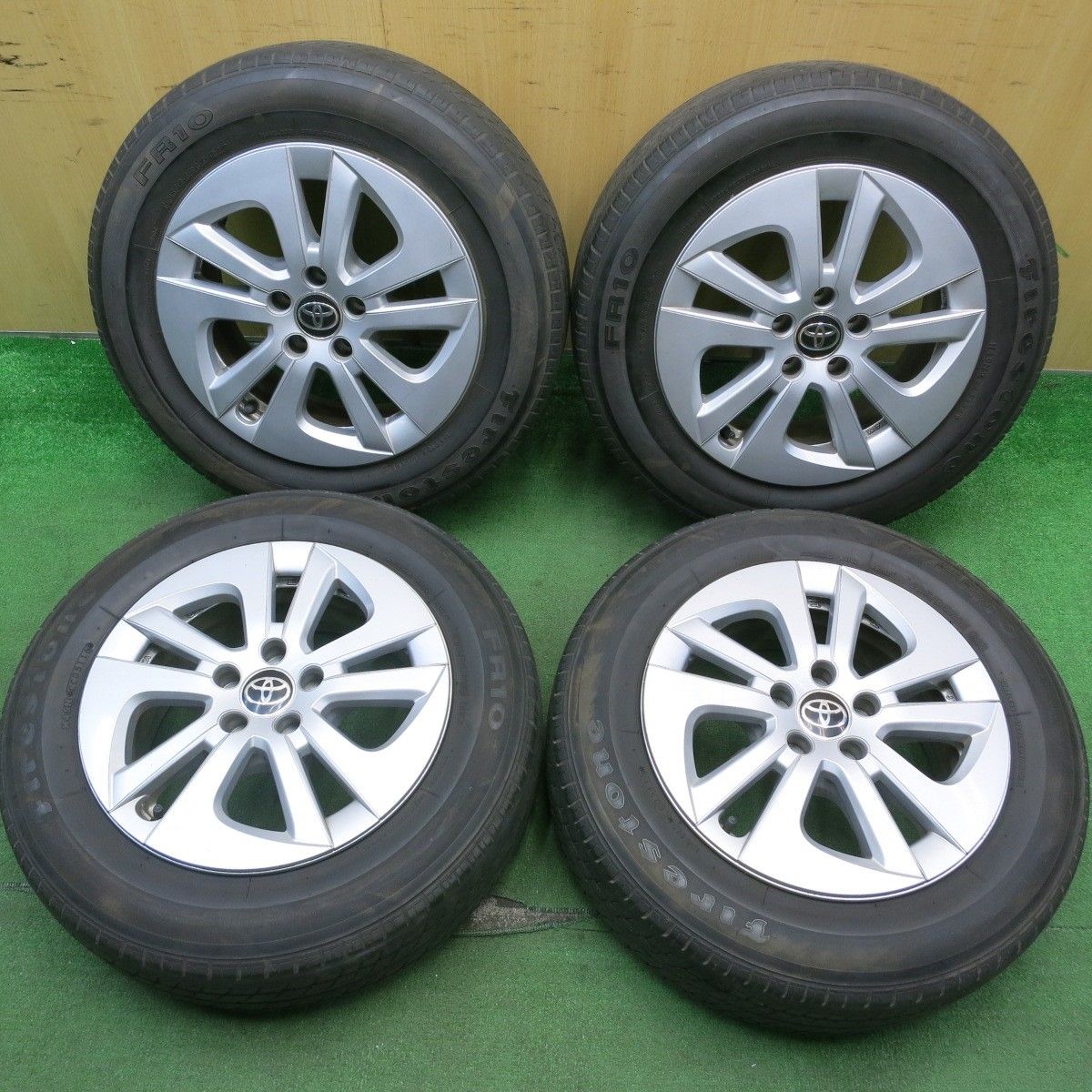 4本価格 トヨタ 50系 プリウス 純正 195|65R15 ファイアストン FR10 15インチ PCD100|5H 5052305HAノ
