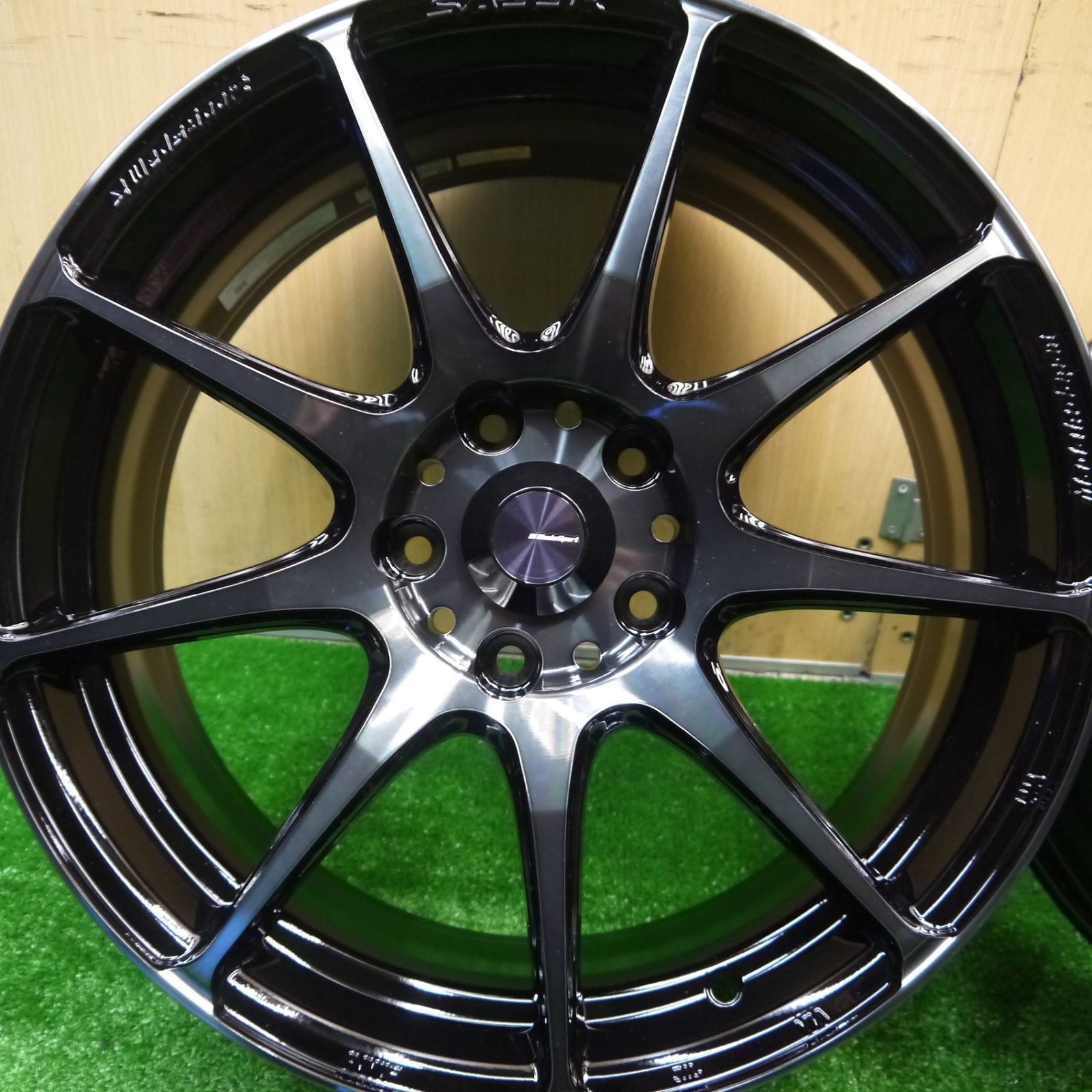 送料無料 ♥ 付属品付き Weds Sport SA-99R 18インチ ホイール 18×7.5J ウェッズスポーツ PCD114.3|5H 5101401Hホ