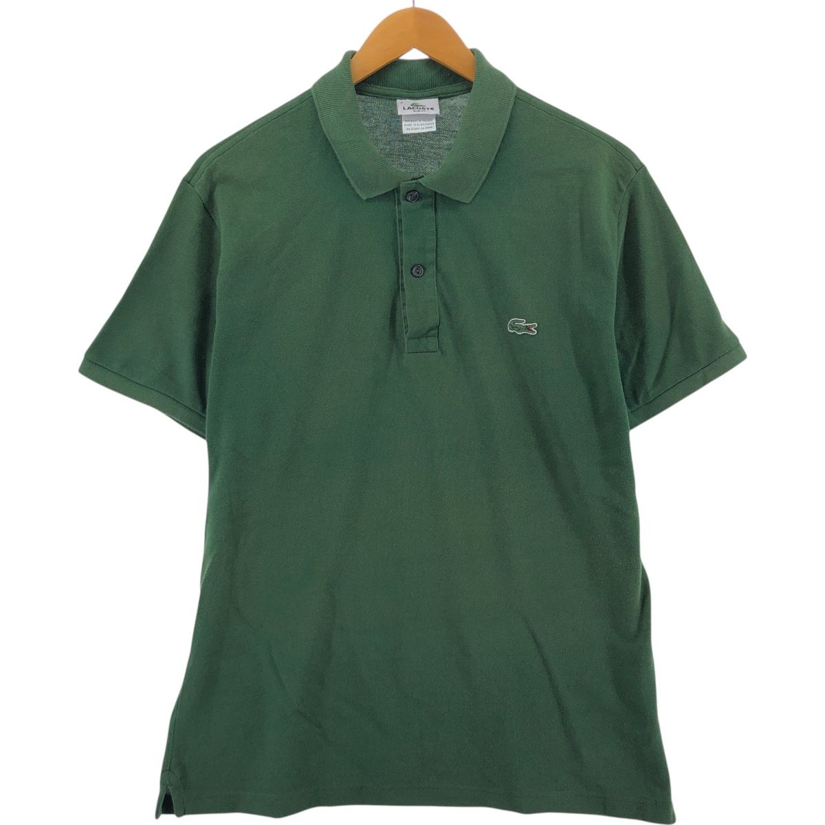 古着 ラコステ LACOSTE SLIM FIT 半袖 ポロシャツ 6 メンズXL相当