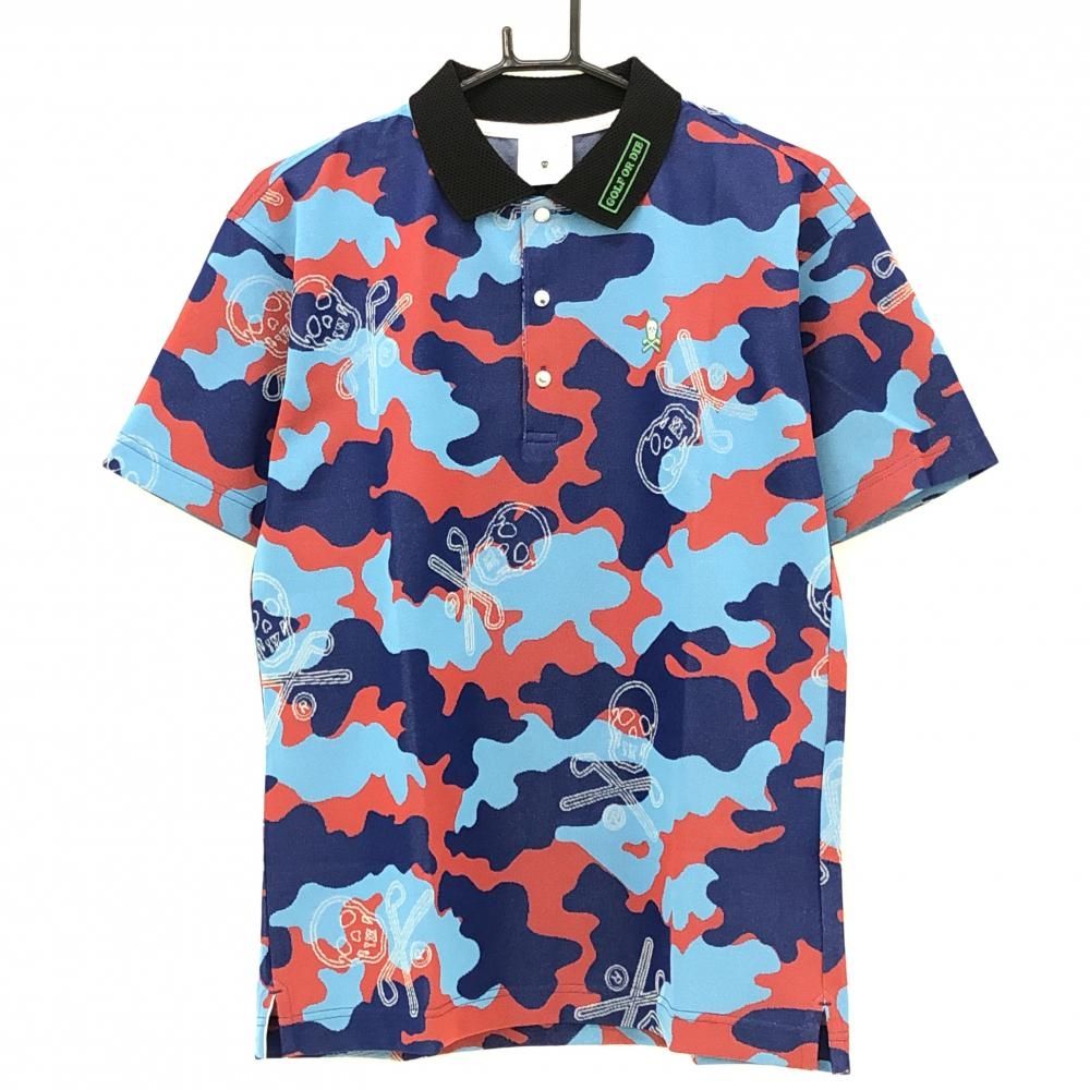 値下げ 新品 BRIEFING ポロシャツ 青/紺/白 ウェアカテゴリ