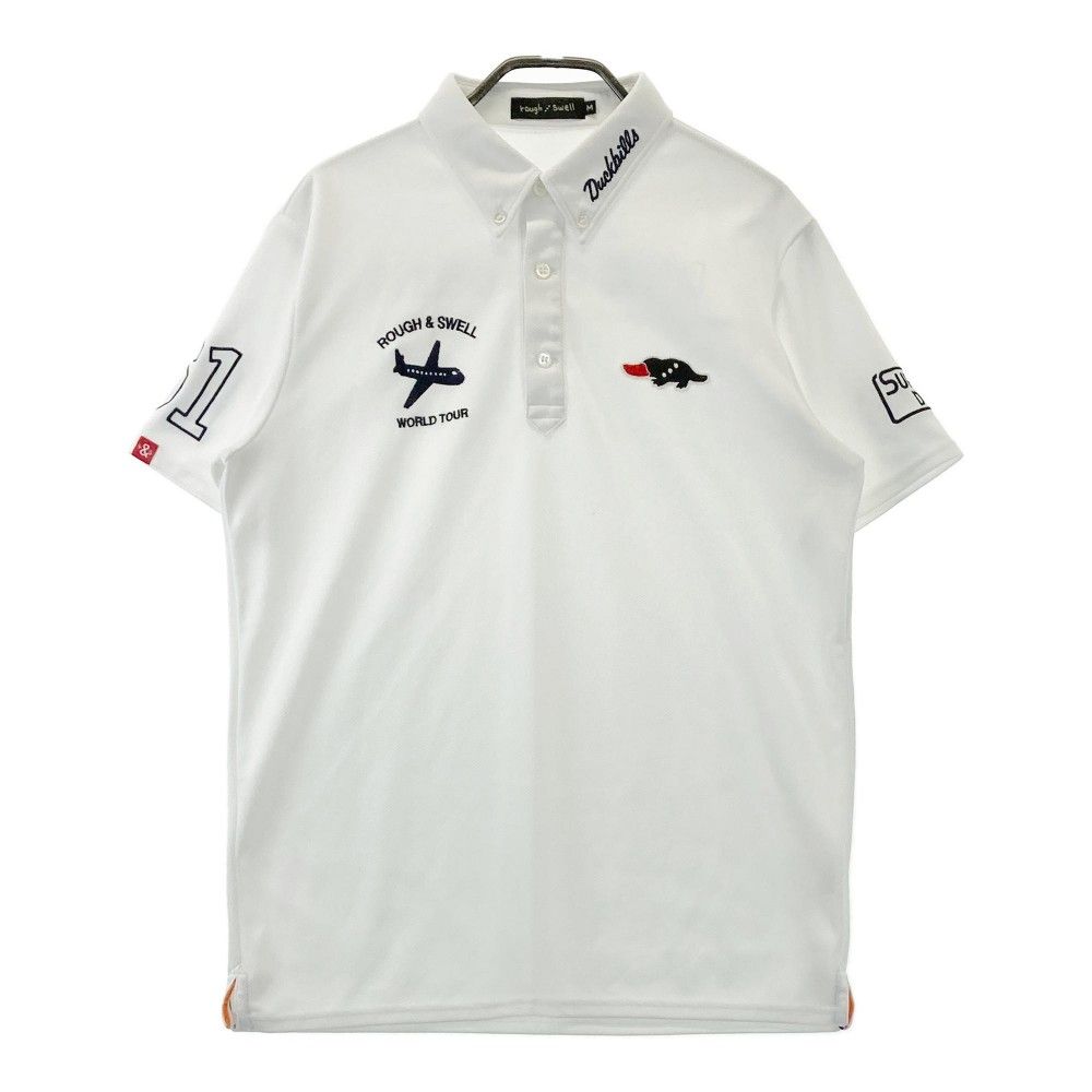 ROUGH&SWELL ラフアンドスウェル モックネック 長袖Tシャツ プリント