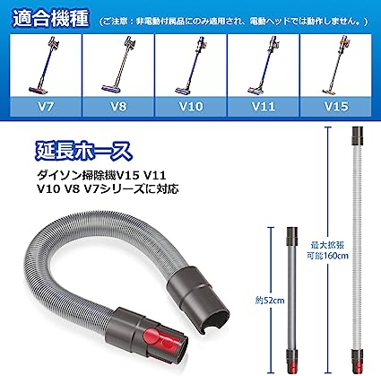 6点 6点セット ダイソン アタッチメント Dyson V7 V8 V10 V11シリーズ