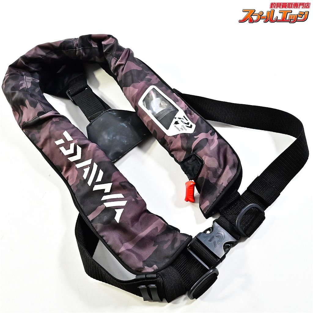 ダイワ ウォッシャブルライフジャケット DF-2007 ブラウンカモ 桜マーク有 2017年8月製造分 DF-SA01 DAIWA K_100 e07620