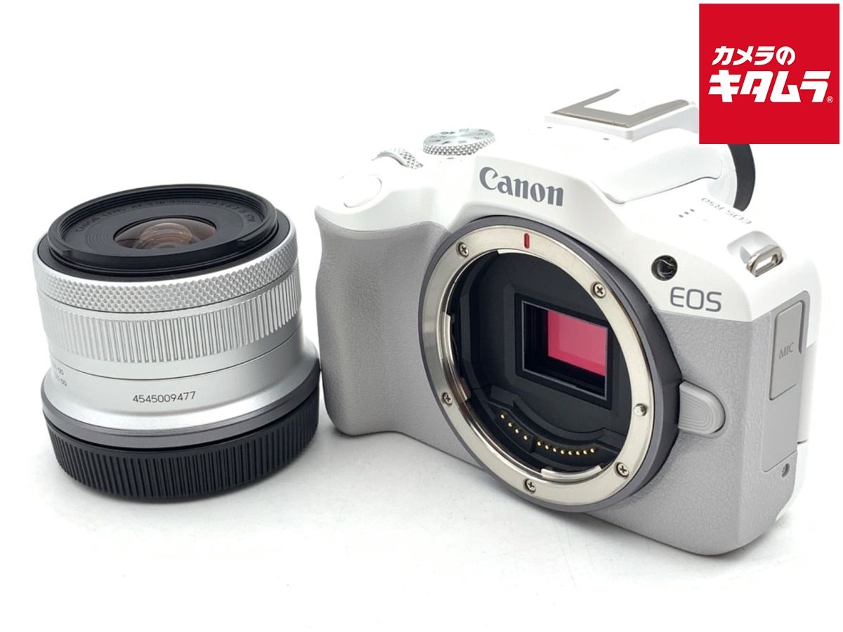 中古】 【良品】 キヤノン EOS R50 RF-S18-45 IS STMレンズ