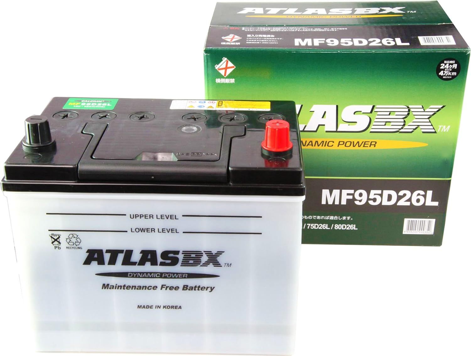 ATLASBX [ アトラス ] 国産車バッテリー [ Dynamic Power ] AT (MF) 95D26L