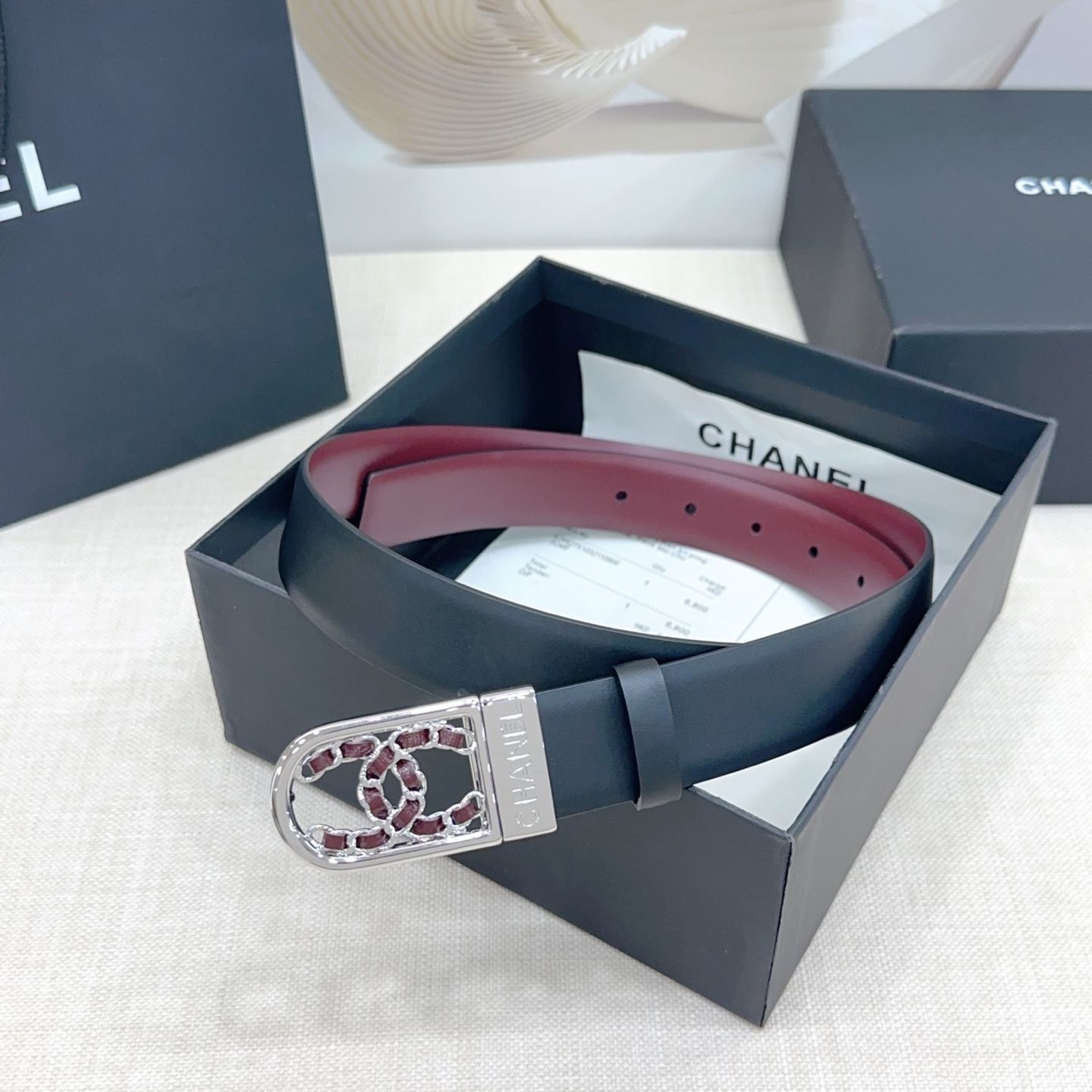 CHANEL レザー 多重巻きベルト 9559841800222.jpg