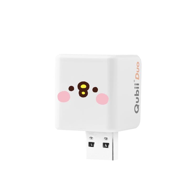 Qubii Duo カナヘイの小動物コラボモデル 充電しながら自動バックアップ SDロック機能搭載 iphone usbメモリ ipad 容量不足解消 写真 動画 音楽 連絡先 SNS データ 移行 SDカードリーダー 機種変更 MFi