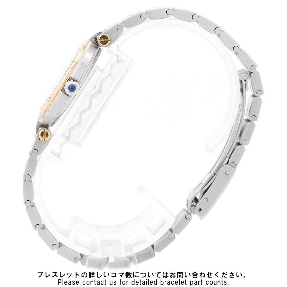 カルティエ サントス ヴァンドーム 8191 Cartier 腕時計 白文字盤 クォーツ