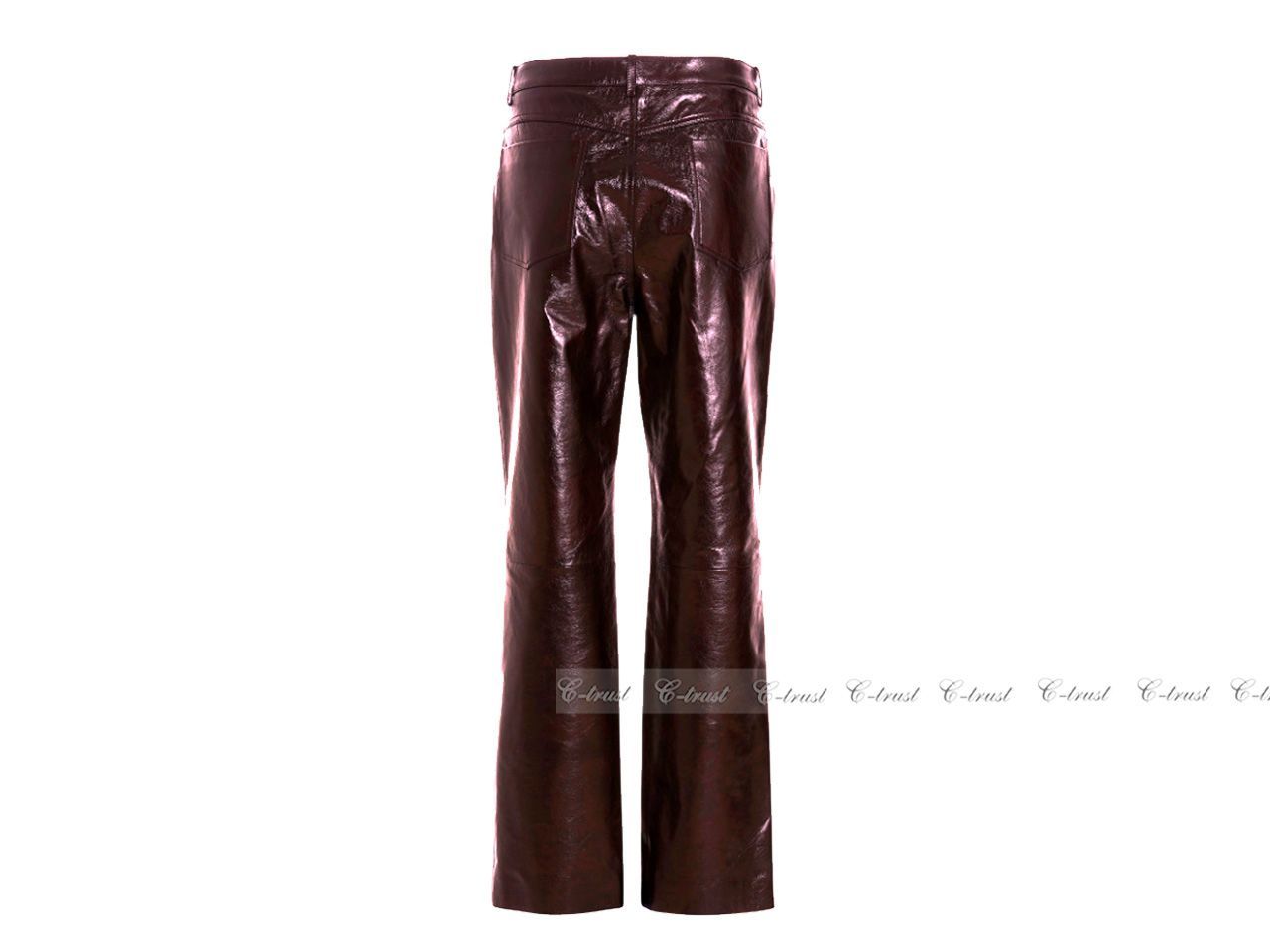 GUCCI グッチ パンツ ボトムス ソフト ラムレザー 100% 光沢 メンズ