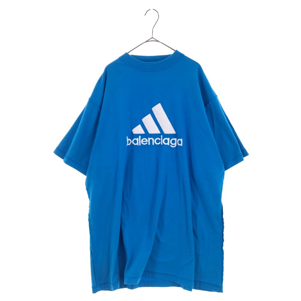 23ss adidas BALENCIAGA オーバーサイズTシャツ　サイズ:2 balenciaga adidas オーバーサイズTシャツ ホワイト