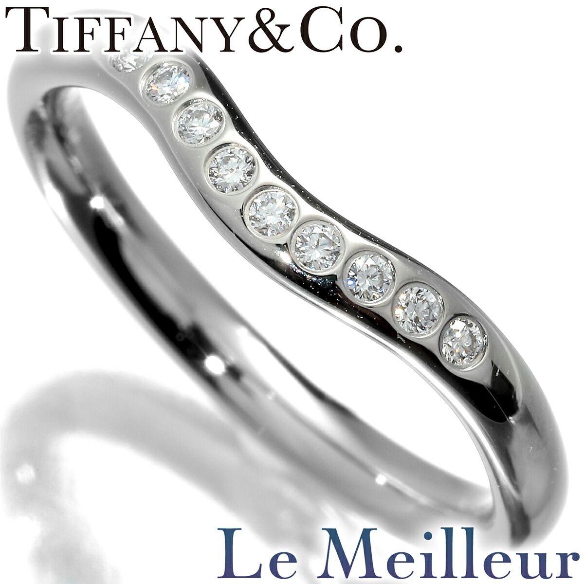 新品仕上済】 TIFFANY&Co. エルサ・ペレッティ ダイヤモンド プラチナ 