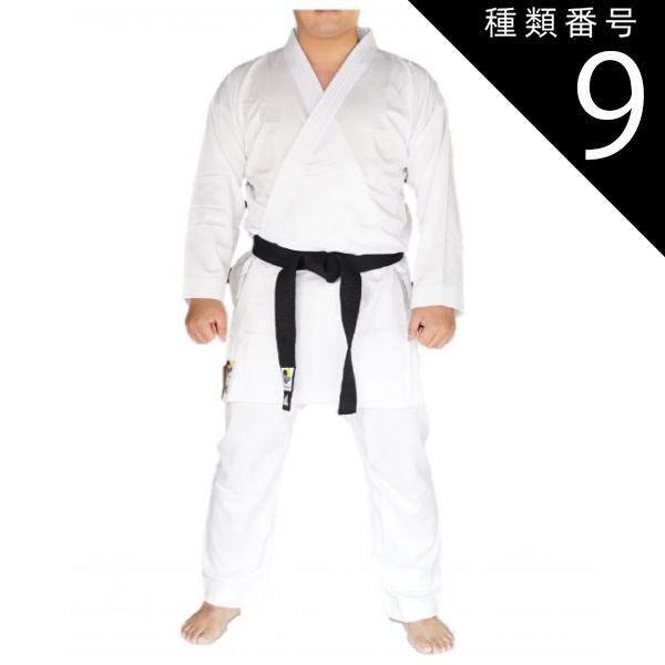 種類9 170 adidas 空手衣 アディゼロ 上下セット ロゴ無し K0_JAPAN ||アディダス 空手着 WKF公認 公式試合OK