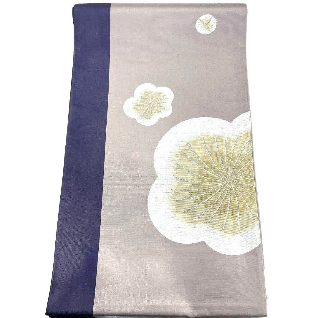 袋帯 秀品 梅 草花 金糸 箔 緑 六通 正絹 【中古】 - メルカリ