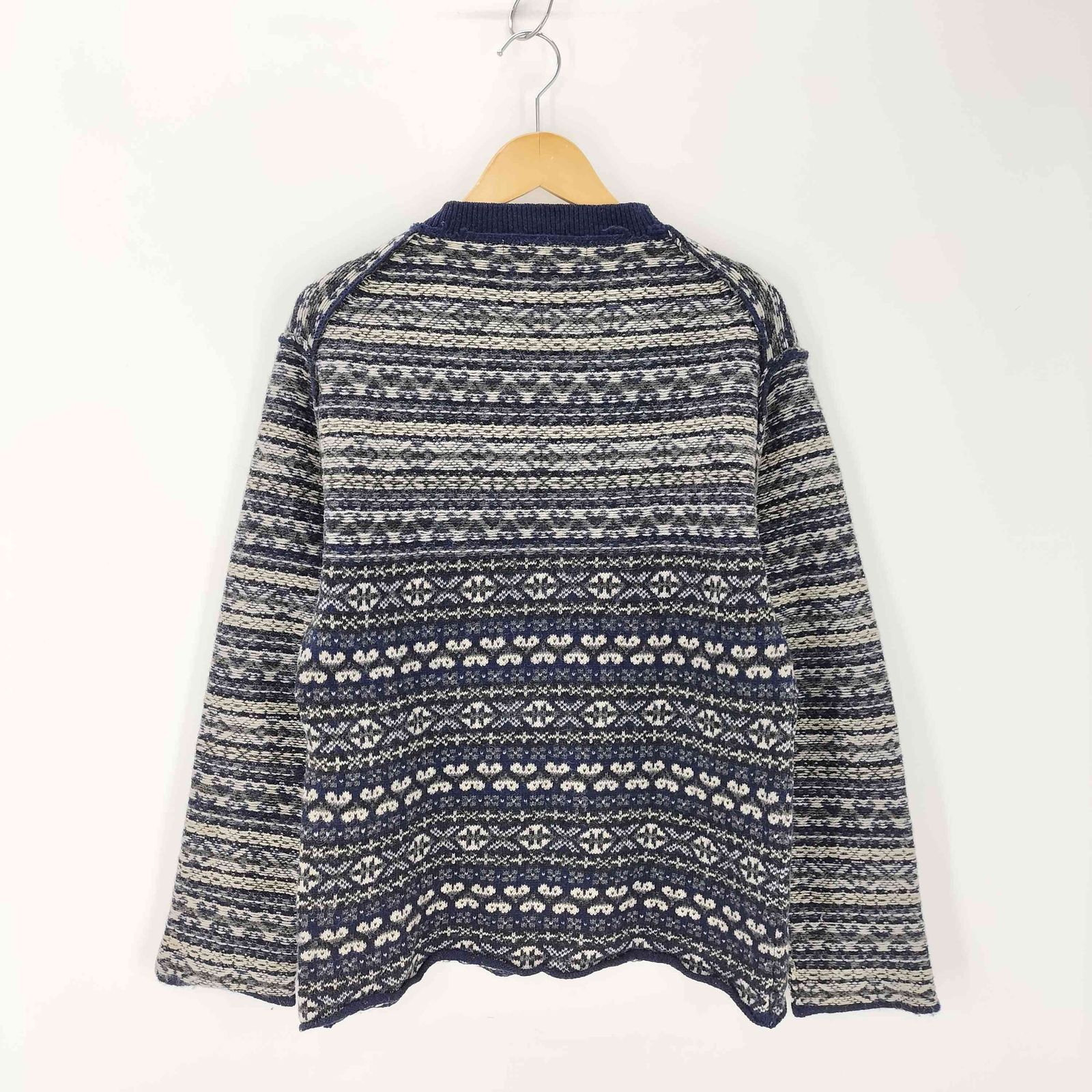 ギャルソン オム アーカイブ ニット 田中オム ギャルソン オム 田中 アーカイブ ニット 縮絨 プリント シャツ