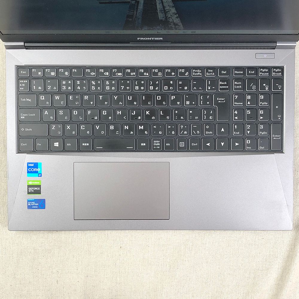 ジャンク品ゲーミングノートPC インバースネット FRONTIER LNC210【i7