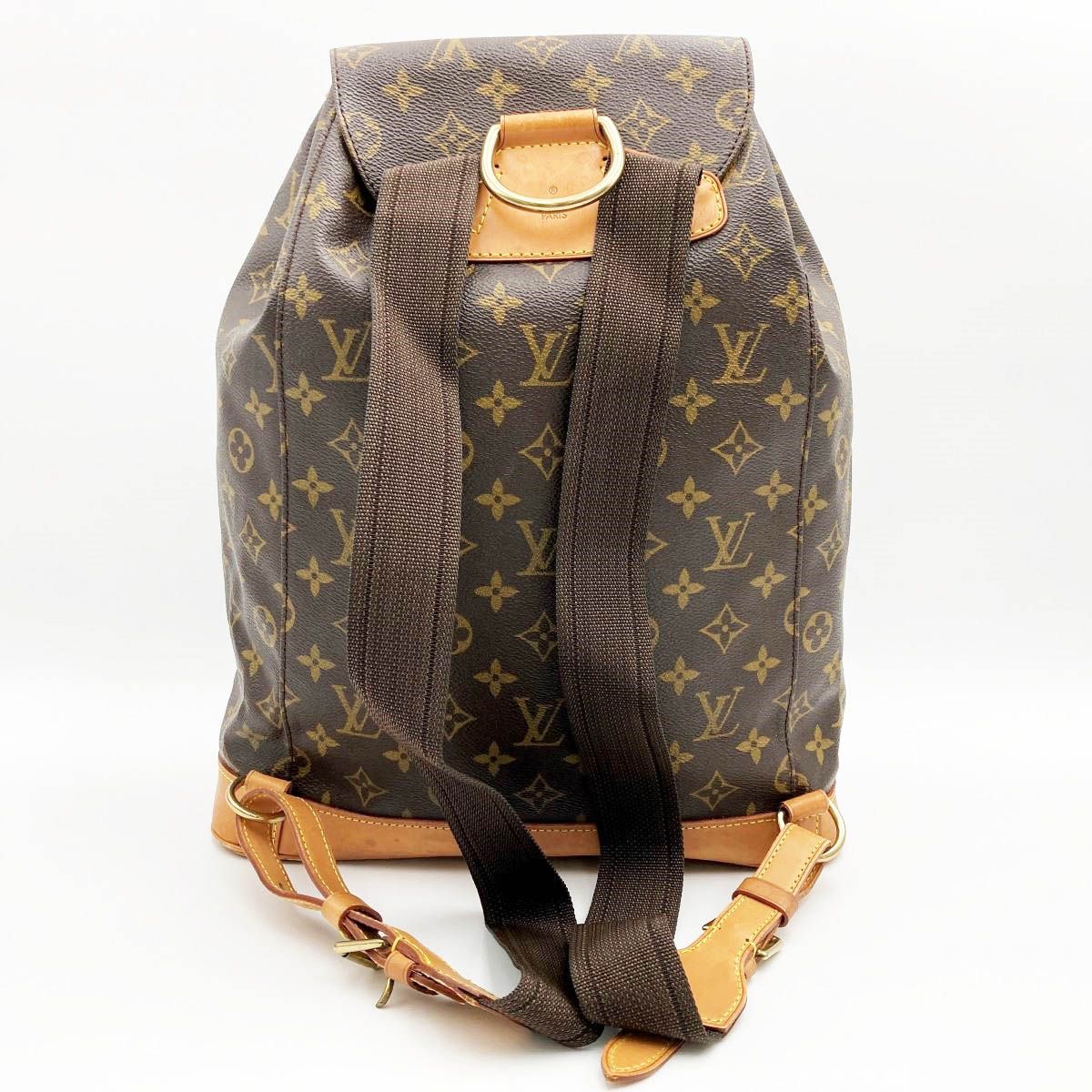 LOUIS VUITTON ルイ・ヴィトン モンスリGM モノグラム リュック ...