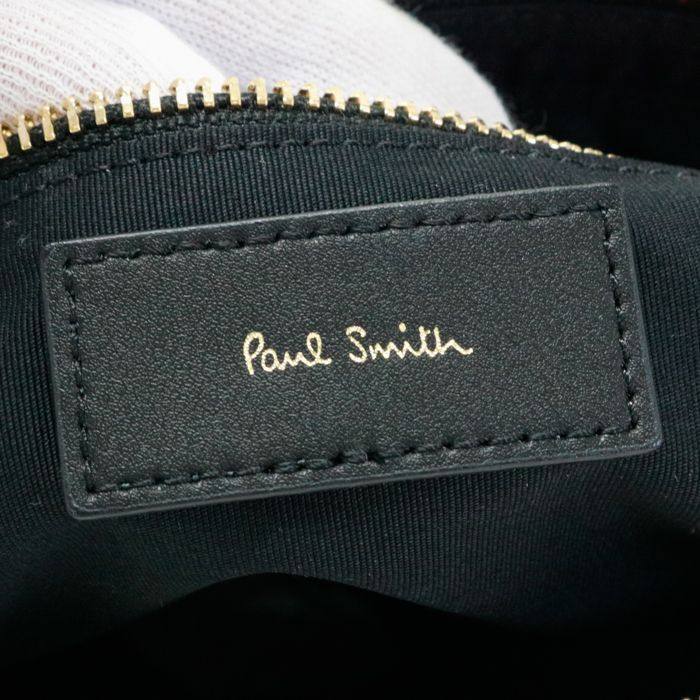 ポールスミス Paul Smith ストライプ インセット サコッシュ レザー マルチストライプ ショルダーバッグ クロスボディ 斜め掛け 肩掛け  ポシェット クラッチバッグ メンズ レディース ブラック 極美品 中古 mav27014 - メルカリ