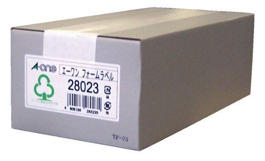 2営業日で発送 エーワン フォームラベル 6面 28023 3000片入