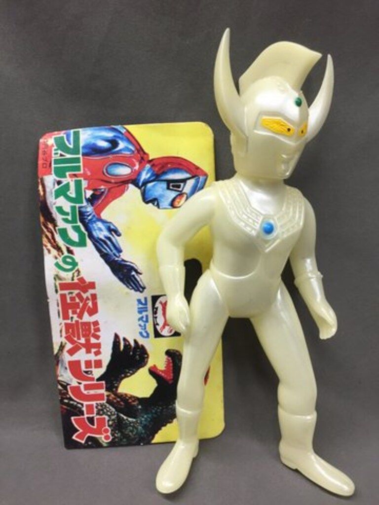 【未開封】ウルトラマンA　蓄光★B-CLUB ブルマァク　ウルトラファミリーセットより　ソフビ★ ポピー 復刻版怪獣シリーズ ブルマァク ウルトラマンタロウ(蓄光