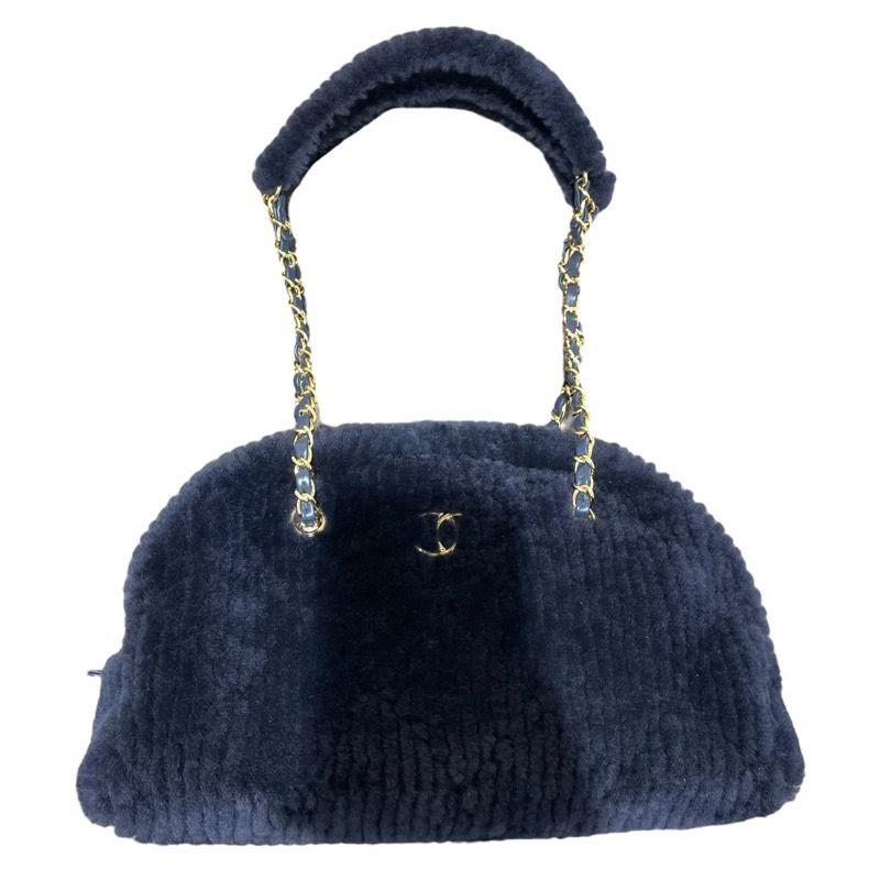 シャネル CHANEL ラージボーリングバッグ AS5059 シフリングラムスキン