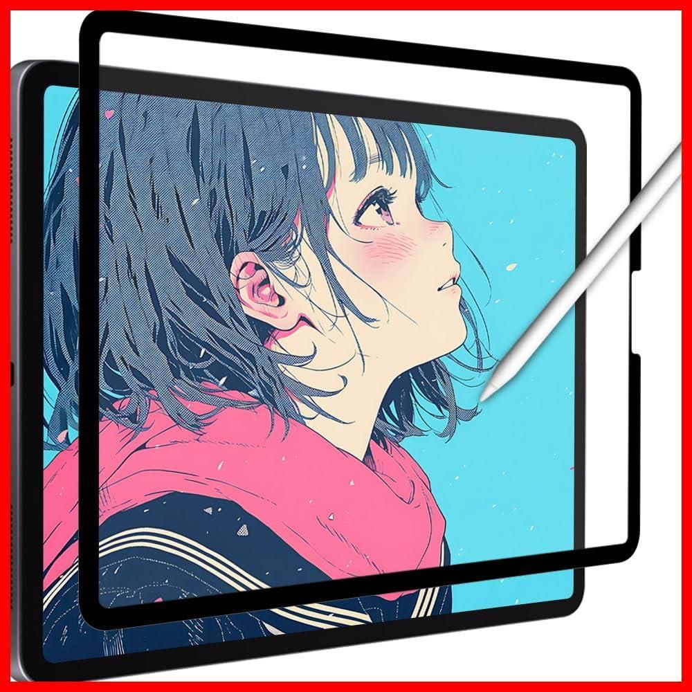 iPad Air4 iPad iPad 用 | | ペーパーライク | フィルム | 5 着脱式 Air 保護フィルム 2018 2020 紙のような描き心地 M2 第4世代 上質紙 2025 反射低減 11 Pro アンチグ YMYWo