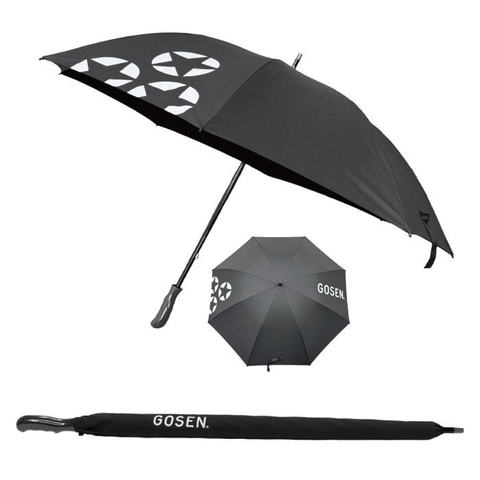 長傘 GOSEN ビックロゴ入り ブラック 数量 品 AC89BK