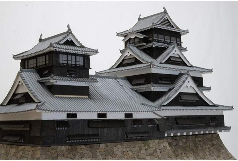 熊本城 木製模型