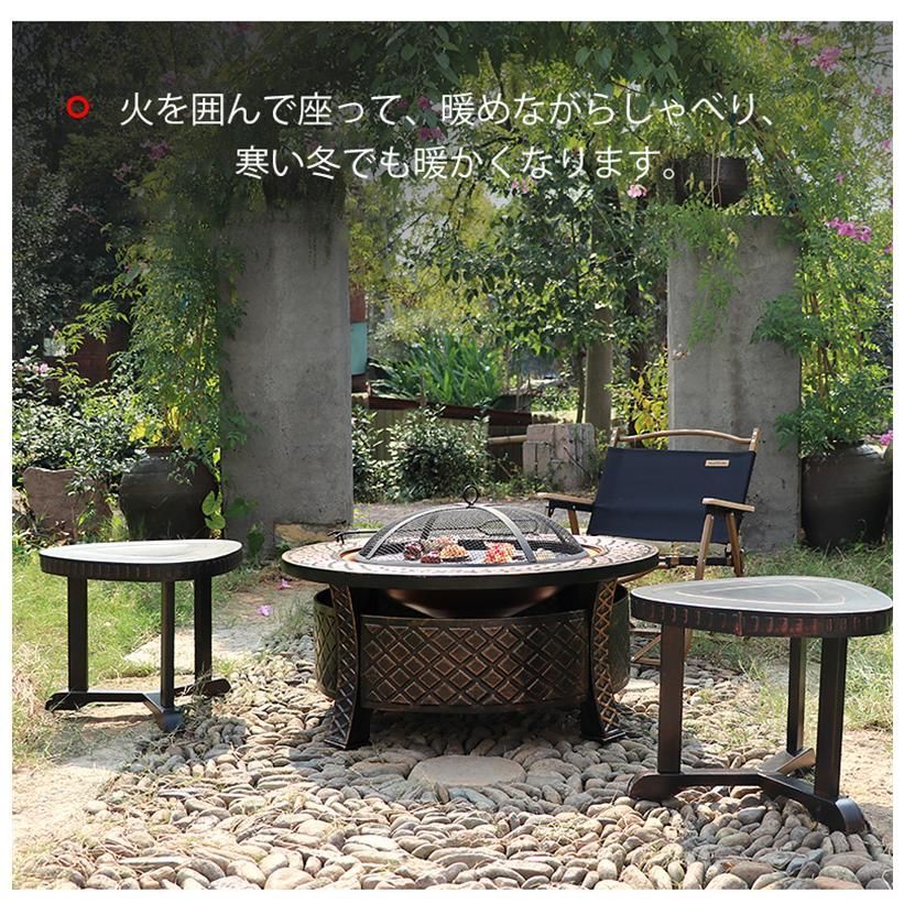 焚火台 バーベキューコンロ