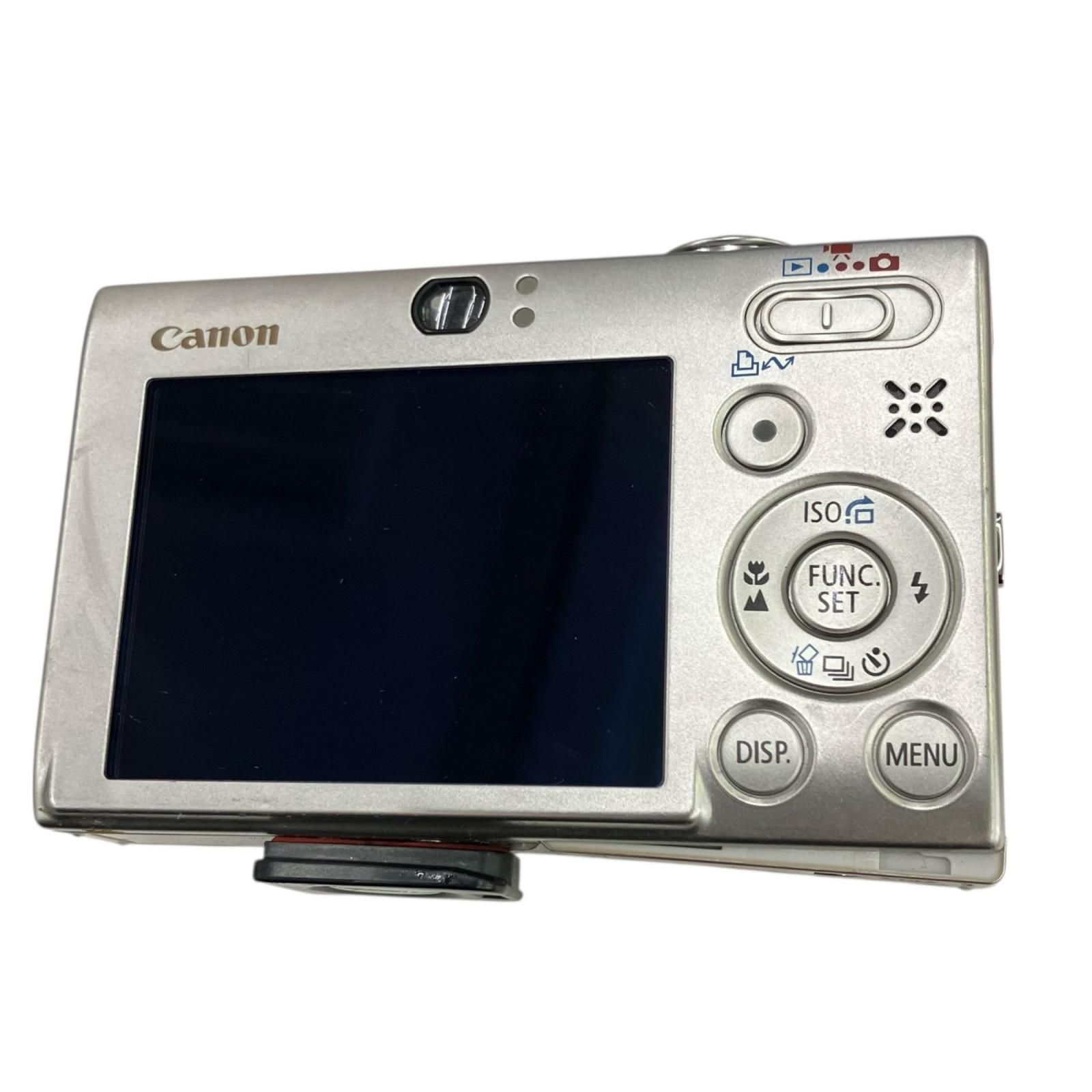 186000 動作未 canon キャノン デジタルカメラ IXY DIGITAL 25 IS シルバー