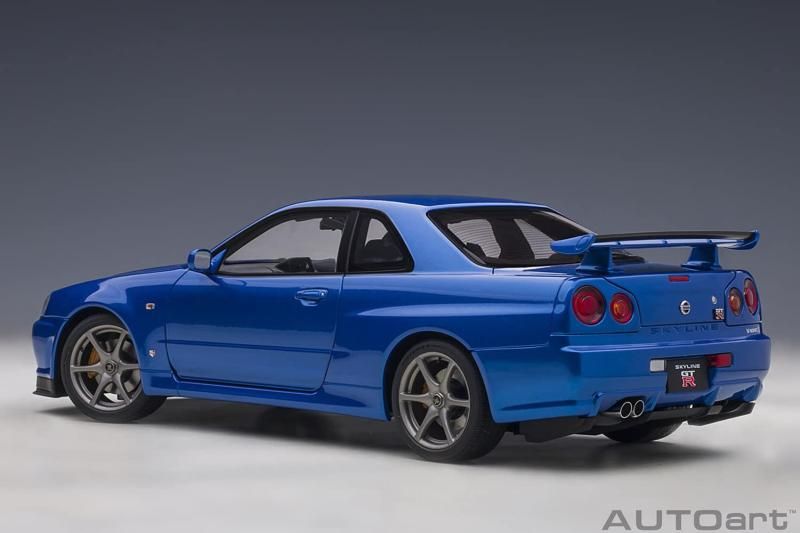 AUTOart 1/18 ニッサン スカイライン GT-R (R34) Vスペック II