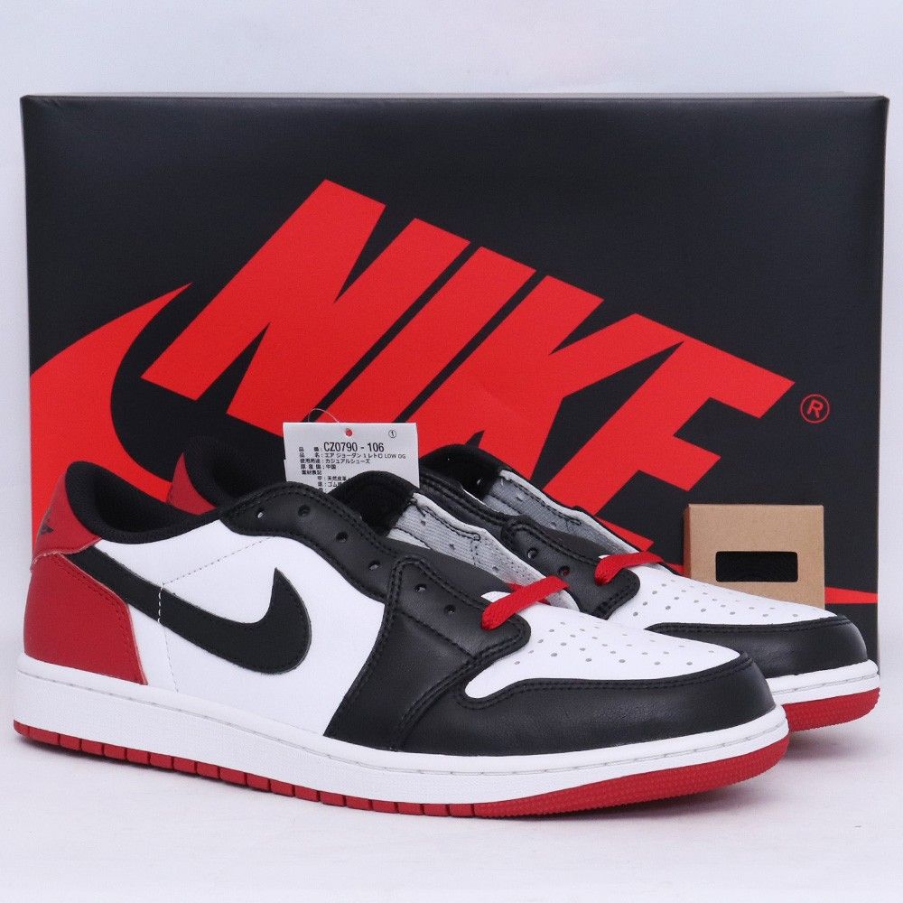 シューズ(男性用) AIR JORDAN1 OG black toe 29cm Nike Air Jordan 1 Retro High OG “Black Toe” をご紹介 – 時代