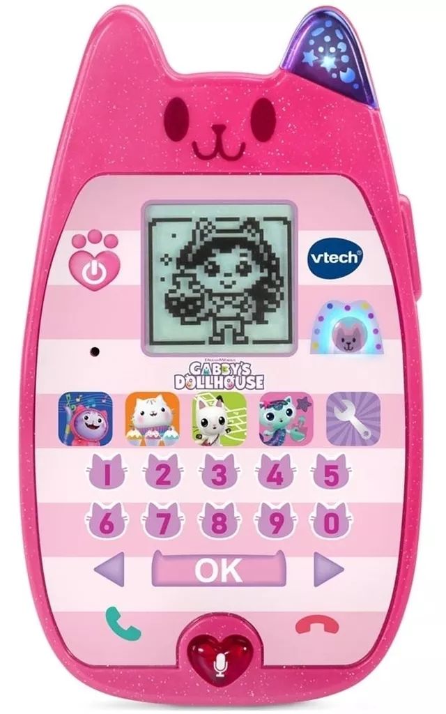 【新品】おもちゃ おしゃべりネコちゃんスマホ 「ギャビーのドールハウス」
