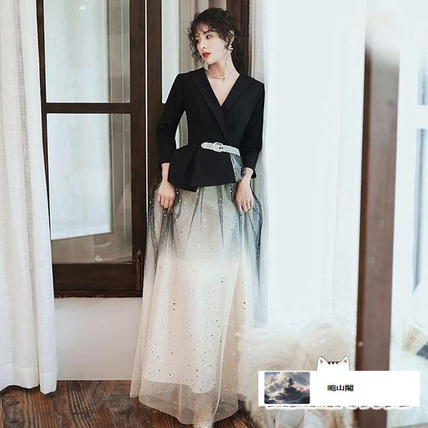 ロングドレス 演奏会 ピアノ 発表会 5分袖付き ファスナー フェミニン エレガント 大きいサイズ 大人 母親 結婚式 体型カバー 謝恩会 卒業WP数量 価格926