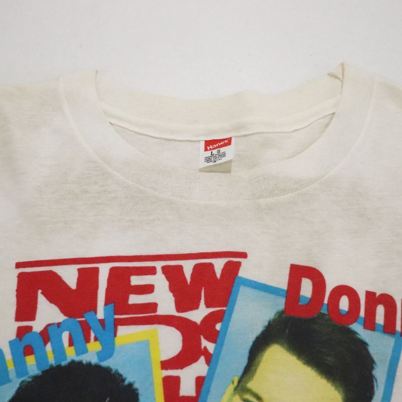 NEW KIDS ON THE BLOCK古着バンドTシャツSヘインズHANES 古着 80年代 ヘインズ Hanes 100% COTTON 青タグ NEW KIDS ON