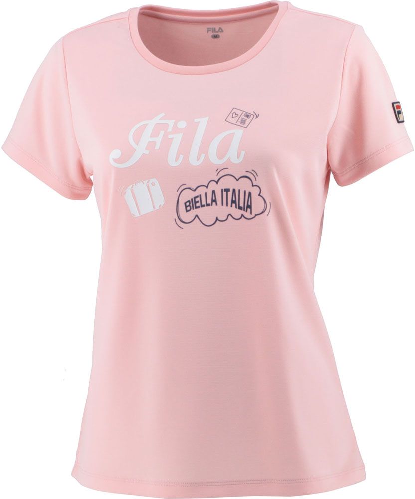 フィラ FILA テニス グラフィックTシャツ  VL2637 37 ライトイエロー