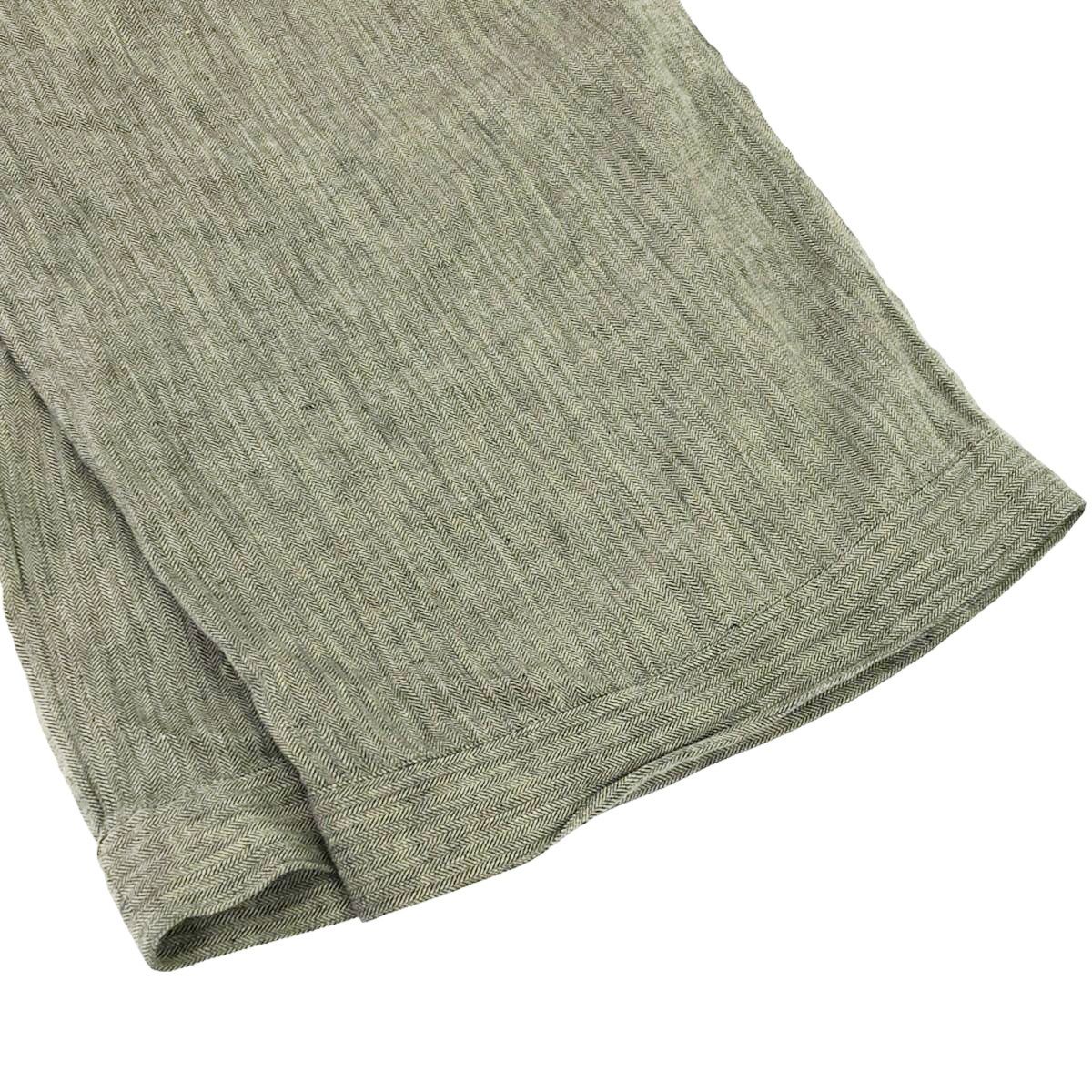 O project オープロジェクト 24SS WIDE PANTS Linen Herringbone