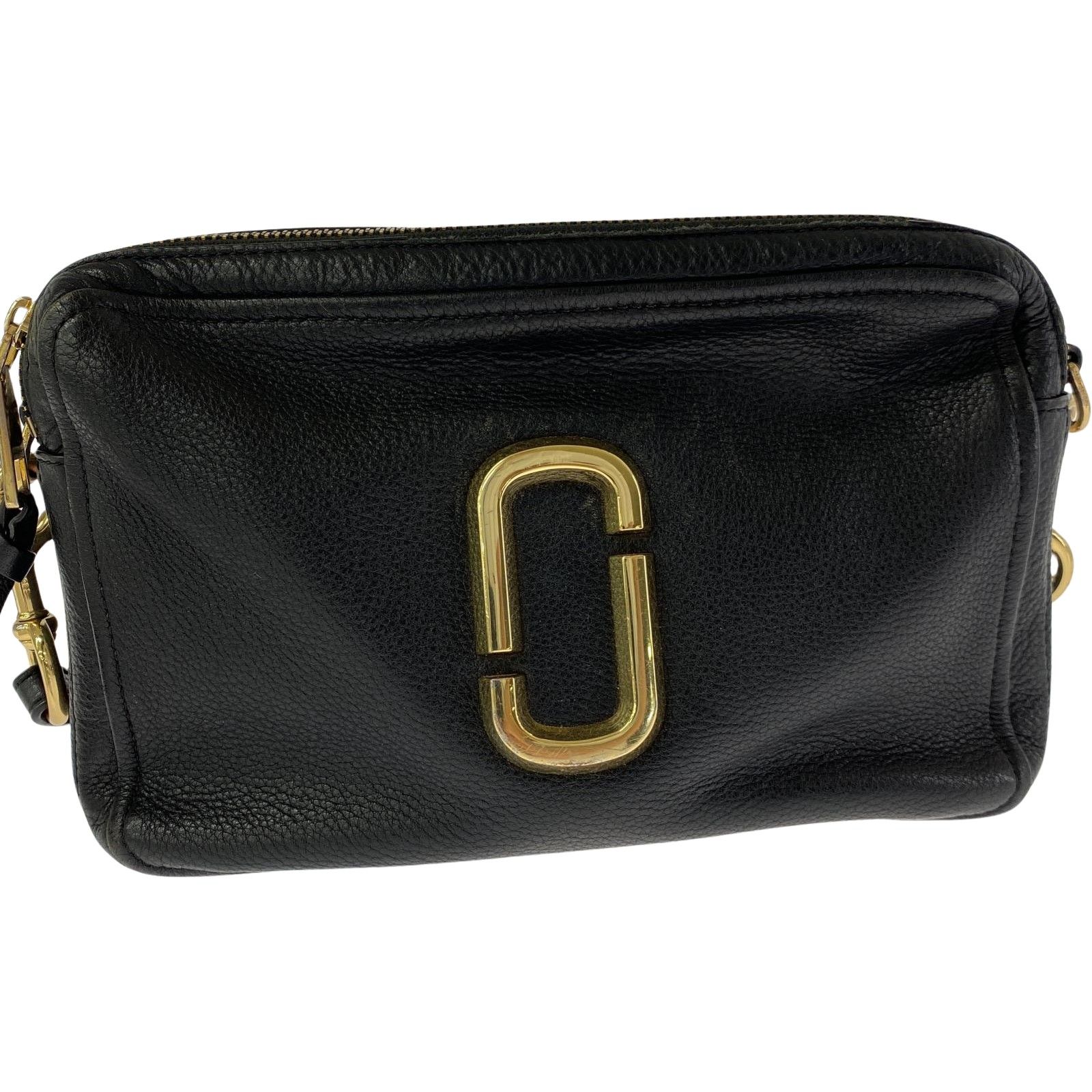 MARC JACOBS マークジェイコブス ロゴ 2wayショルダーバッグ|ブラック