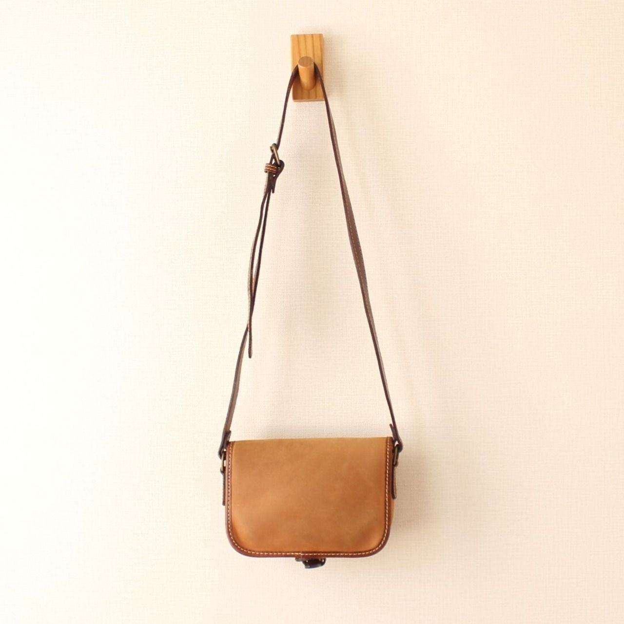 ティンバーランド 90s ミニショルダーバッグ USA製 ヌバック×レザー