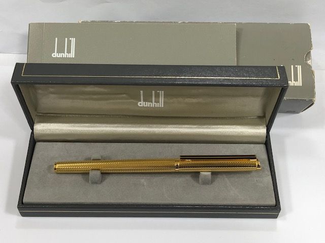 J14477】その他 dunhill ダンヒル 万年筆 ペン先金製 14K刻印 585刻印