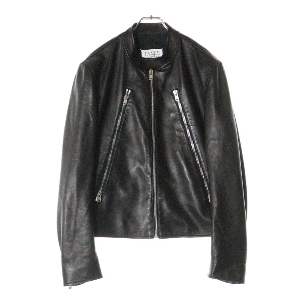 Maison Margiela (メゾンマルジェラ) 22SS 5-ZIP LEATHER JACKET 八の