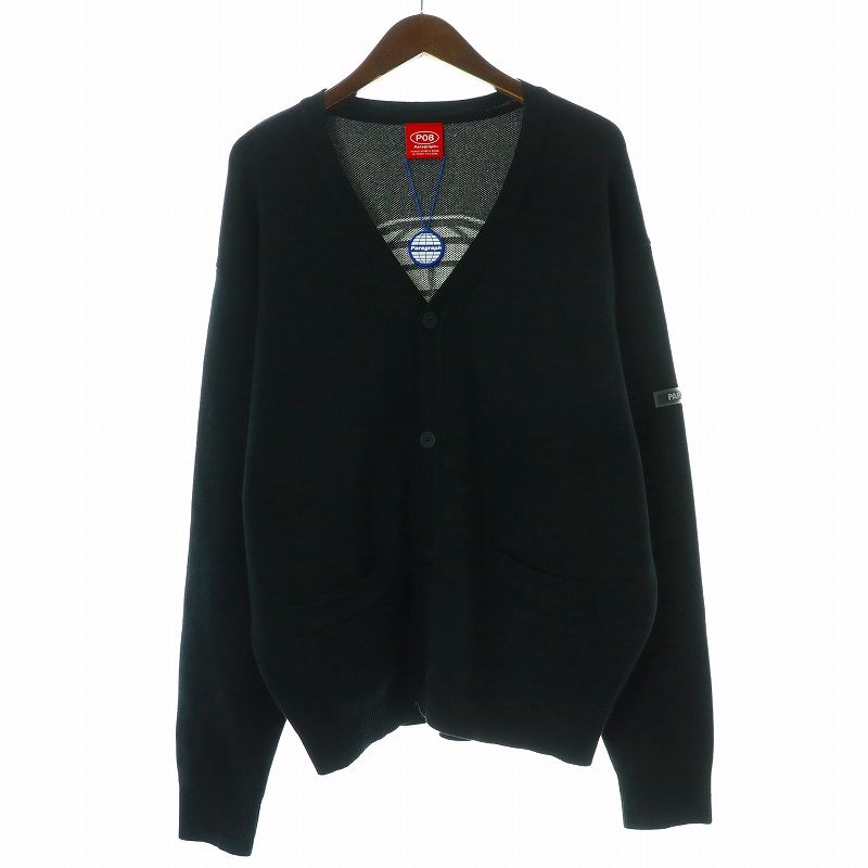パラグラフ Paragraph CLASSIC KNIT CARDIGAN ニットカーディガン 長袖 