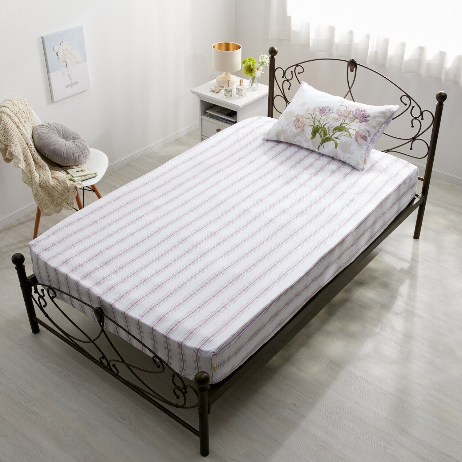 ローラアシュレイ ゴスフォード ボックスシーツ