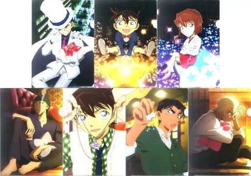 クリアファイル 全7種セット 名探偵コナン トレーディンググラビアA4クリアファイル アニメイトガールズフェスティバル2017グッズ