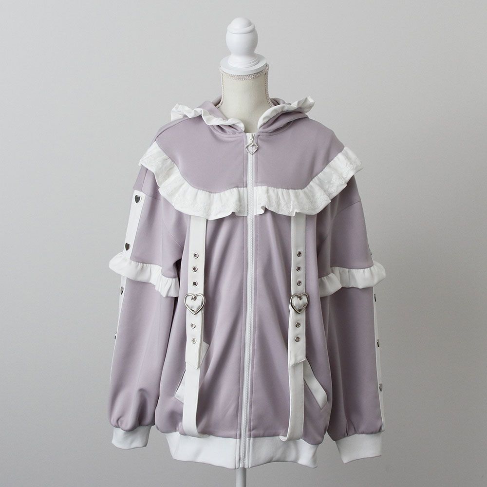 ☆CELINE ☆フード付きクロップドジャージ 赤 CELINE フード付ジャージ