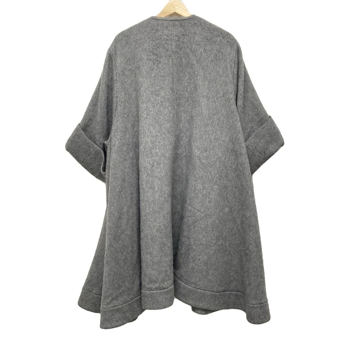cygne シーニュ コート サイズF レディース - グレー 半袖 オーバーサイズ 冬