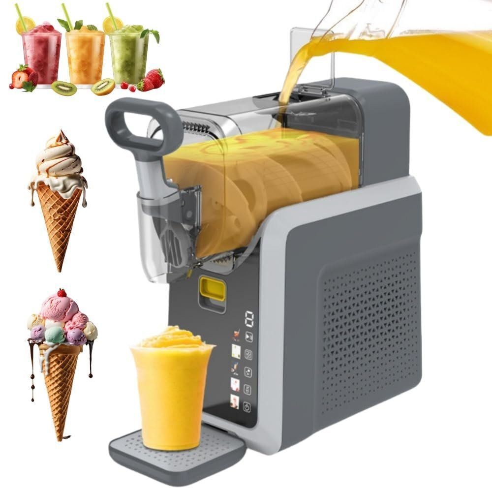 スラッシュマシン アイスクリームメーカー アイス 雪融解機 冷たい飲み物 冷凍ドリンク 製氷機 業務用 フローズンドリンク