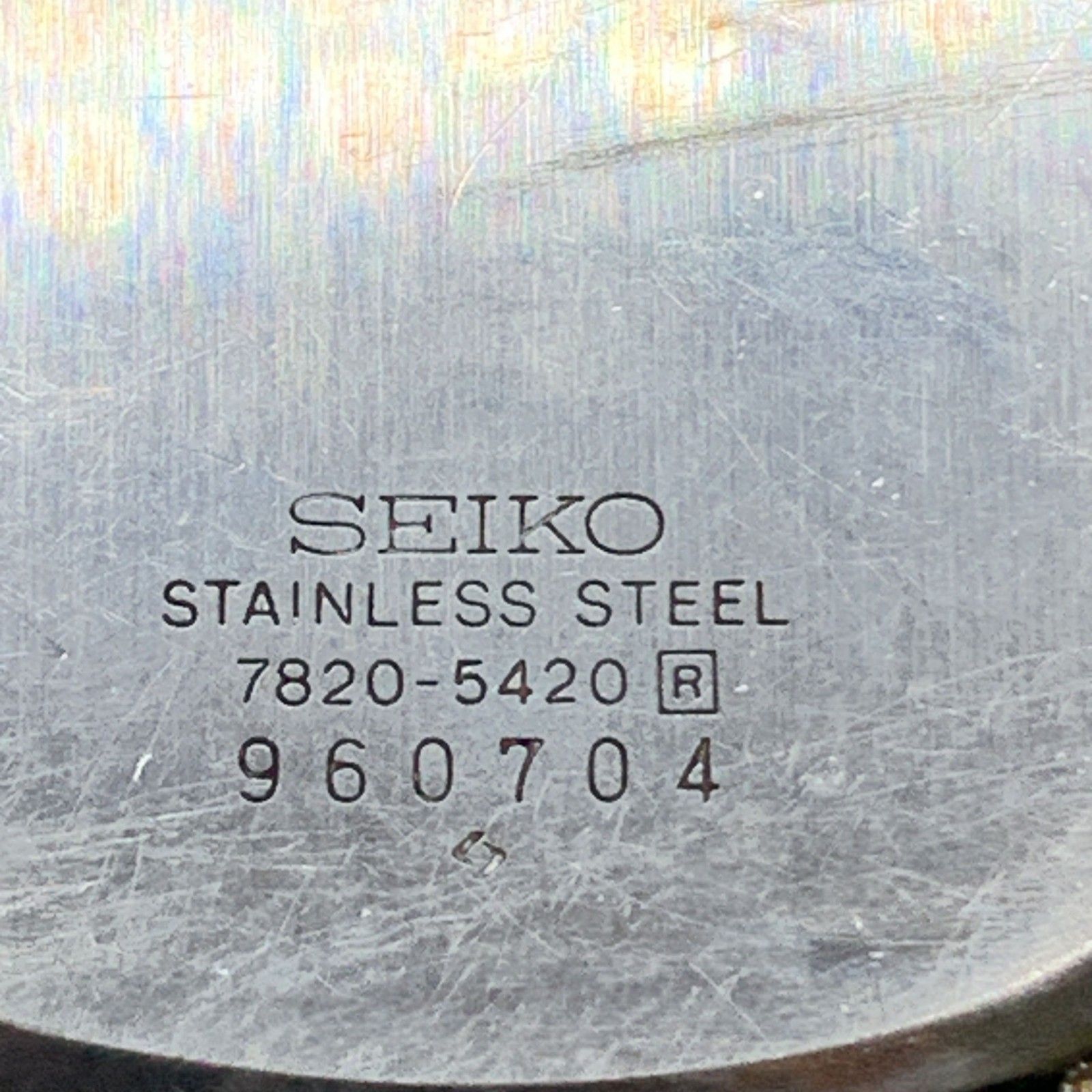 N348 不動 SEIKO Chariot セイコー シャリオ 1979年 クォーツ 7820